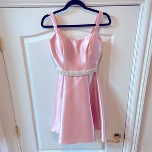 ASHLEY Lauren Pink Cocktail Dress